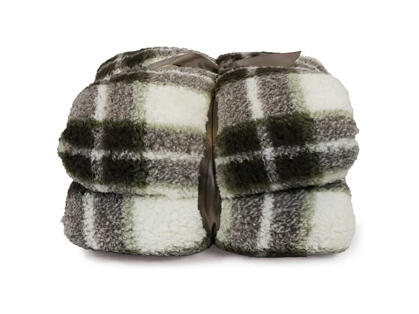 Plaid Tris Vert Hiver -150x200cm