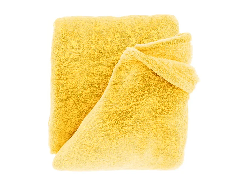 Plaid Justin Jaune Citron -150x200cm