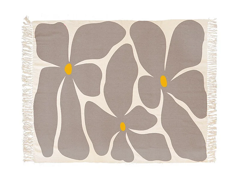 Plaid Melia Taupe -125x150cm