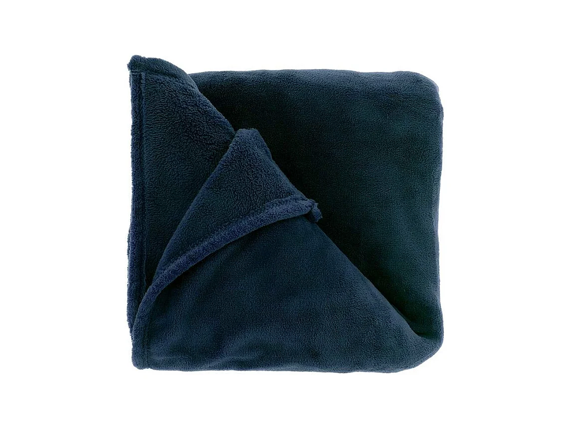 Plaid Claudi - 130x160cm - Bleu