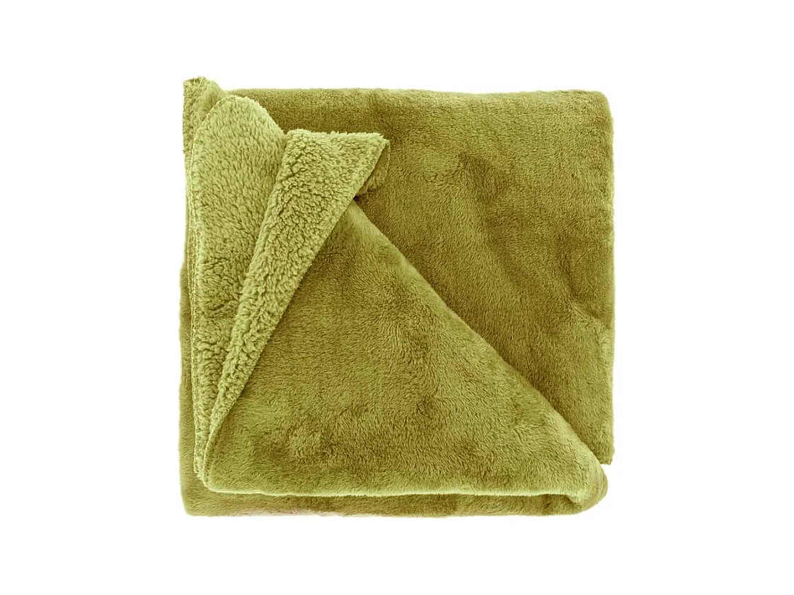 Plaid Torvah 150x200cm Vert Mousse