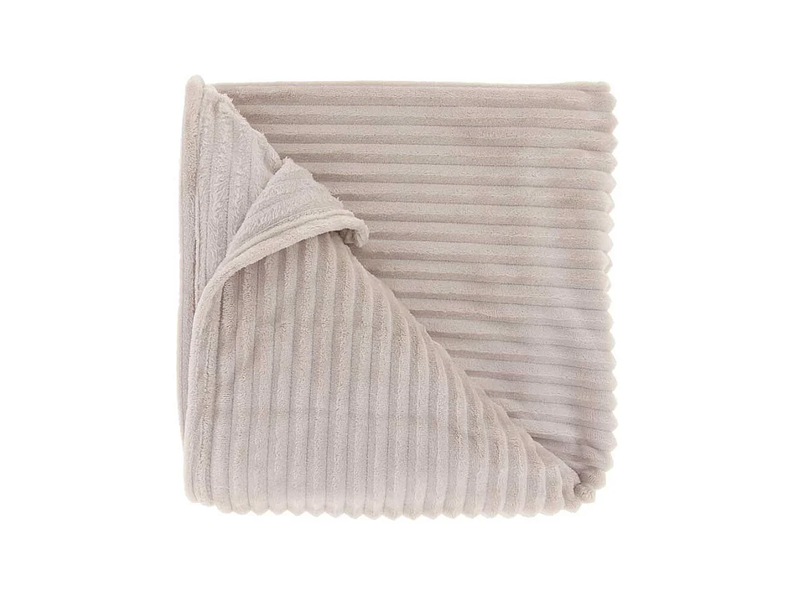 Plaid Dez - 150x200cm - Gris Château