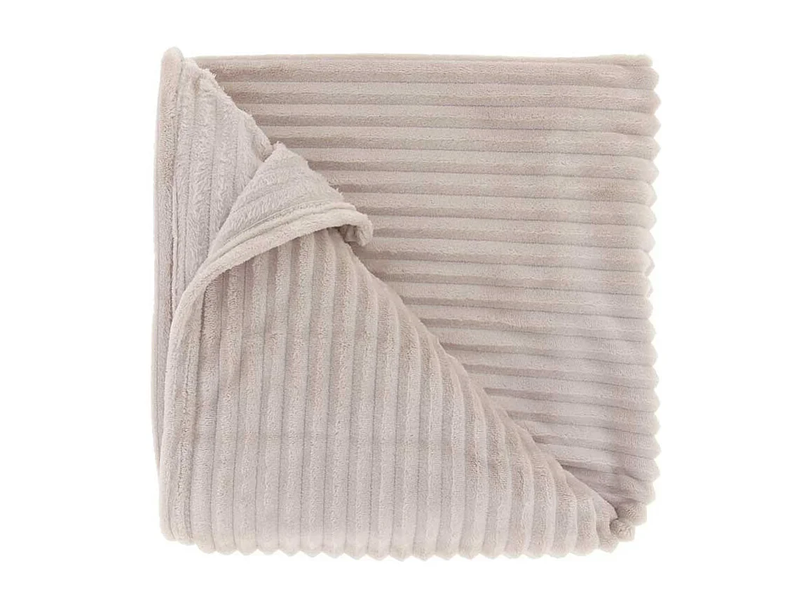 Plaid Dez - 150x200cm - Gris Château