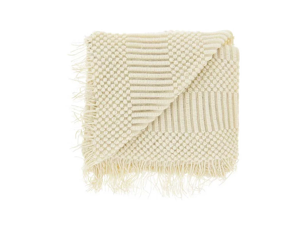 Plaid Palma Dove White -130x160cm