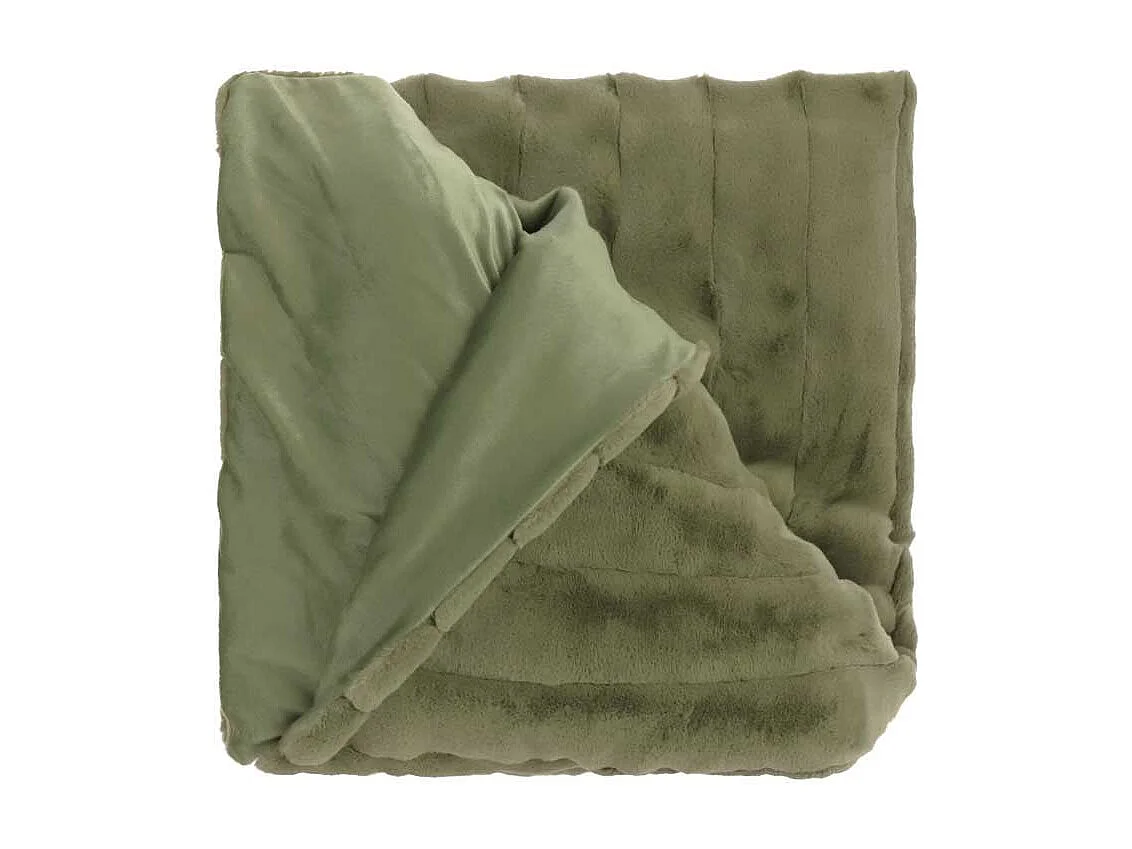 Plaid Norah Vert Thé - 150x200cm