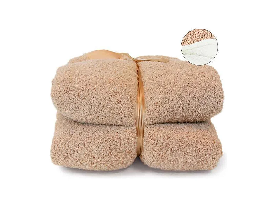 Plaid Douwe Latte -150x200cm