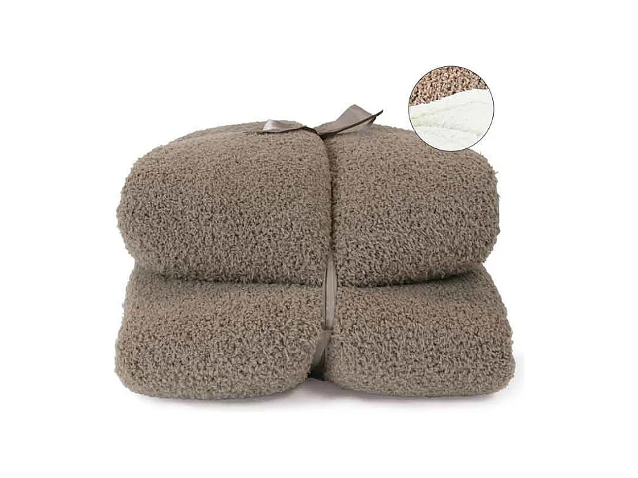 Plaid Douwe Taupe -150x200cm