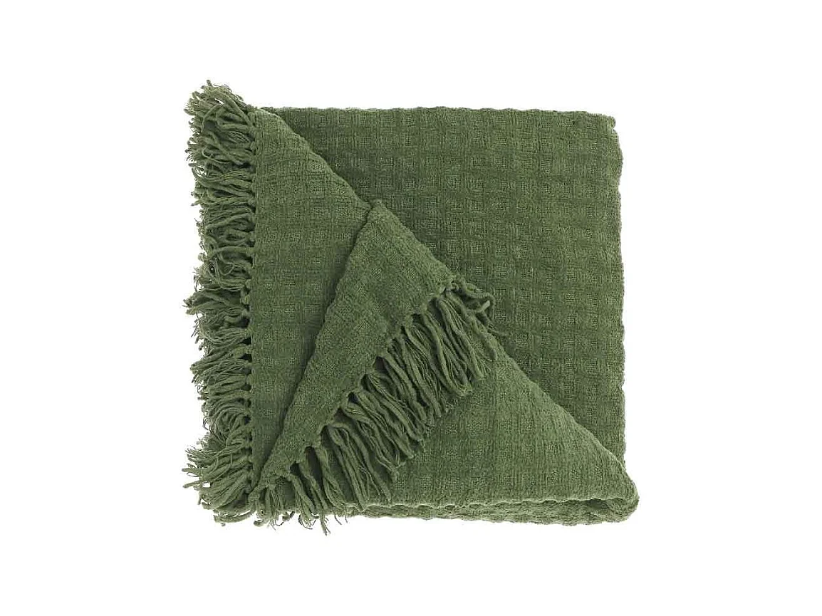 Plaid Verlin Vert Hiver -130x180cm