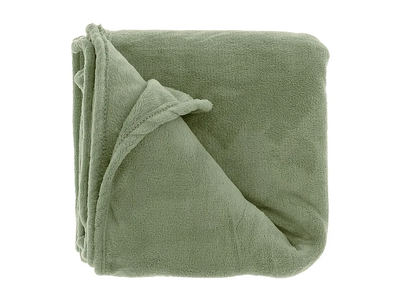 Plaid Claudi - 130x160cm - Vert Thé