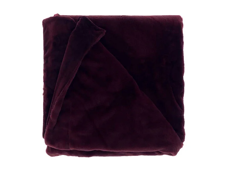 Plaid Klaas - 150x200cm - Violet foncé