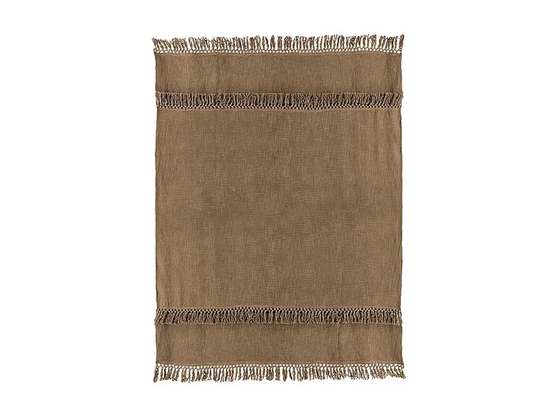 Plaid Saba 130x180cm Noix de coco