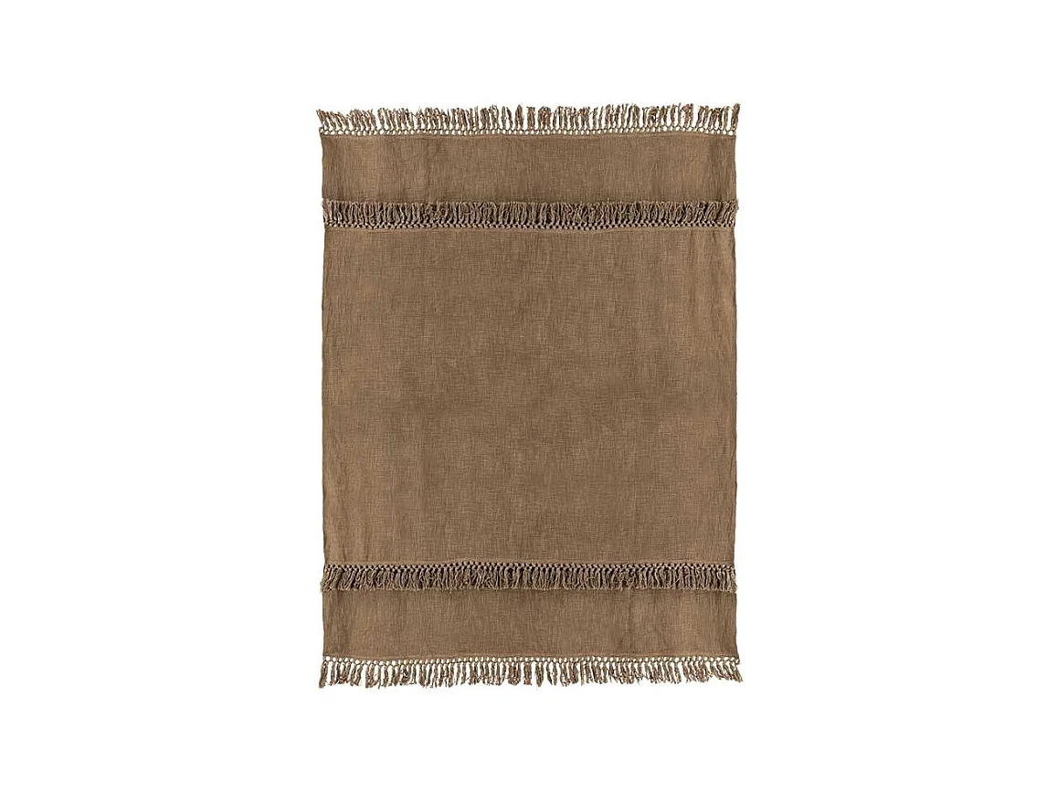 Plaid Saba 130x180cm Noix de coco