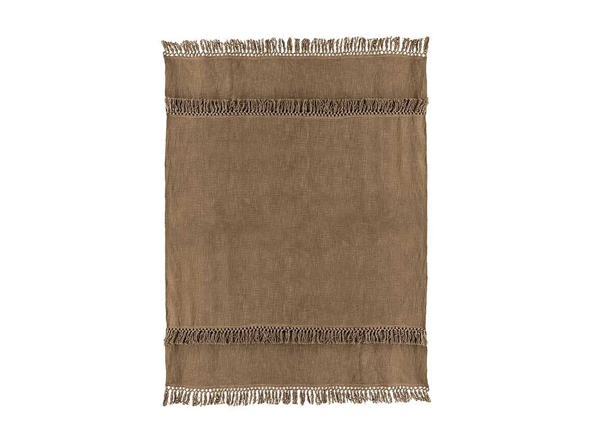 Plaid Saba 130x180cm Noix de coco