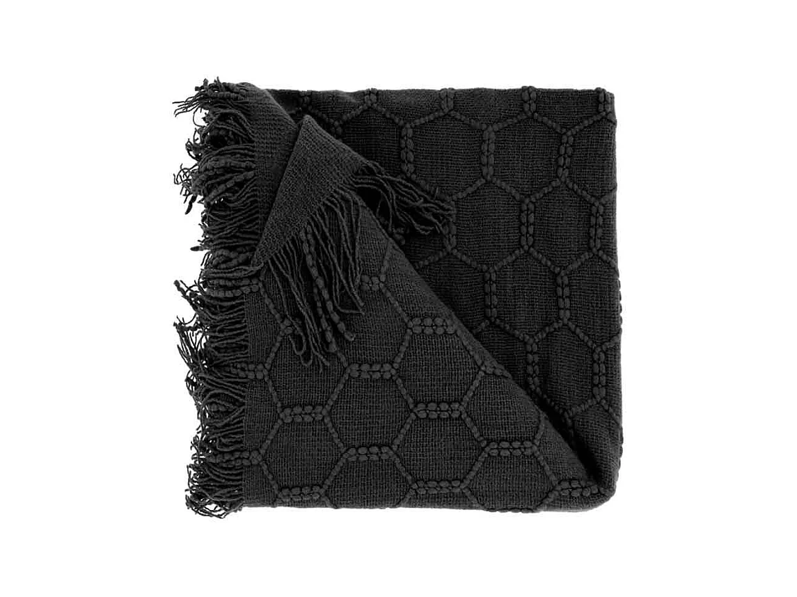 Plaid Fee Noir - 127x152cm