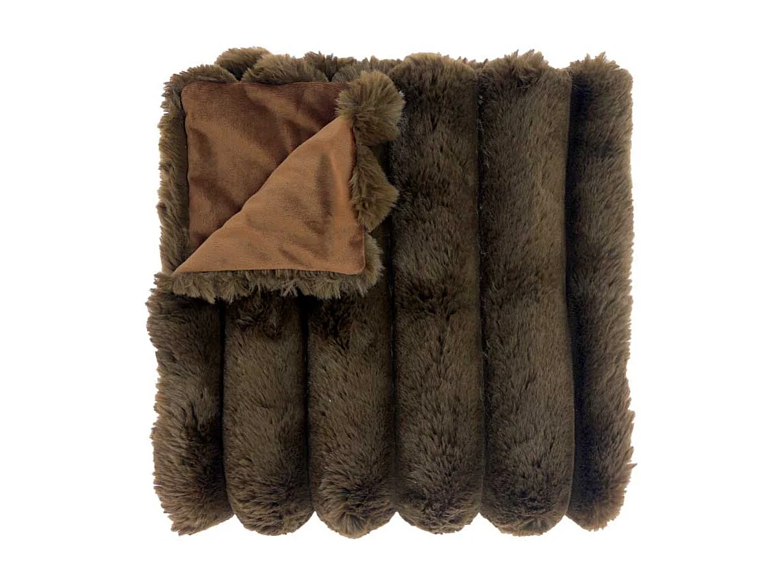 Plaid Liebe Taupe -150x200cm