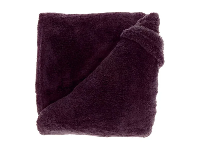 Plaid Justin - 150x200cm - Violet foncé