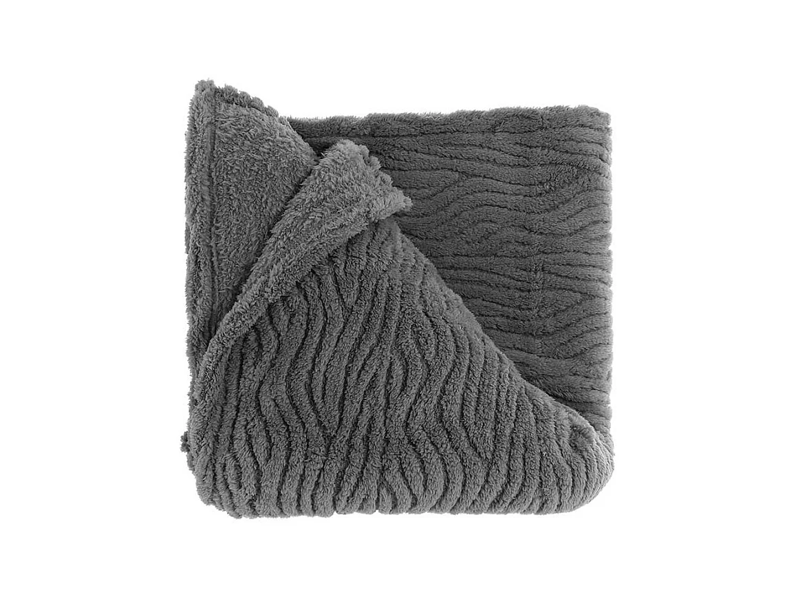 Plaid Clio Gris Foncé -150x200cm