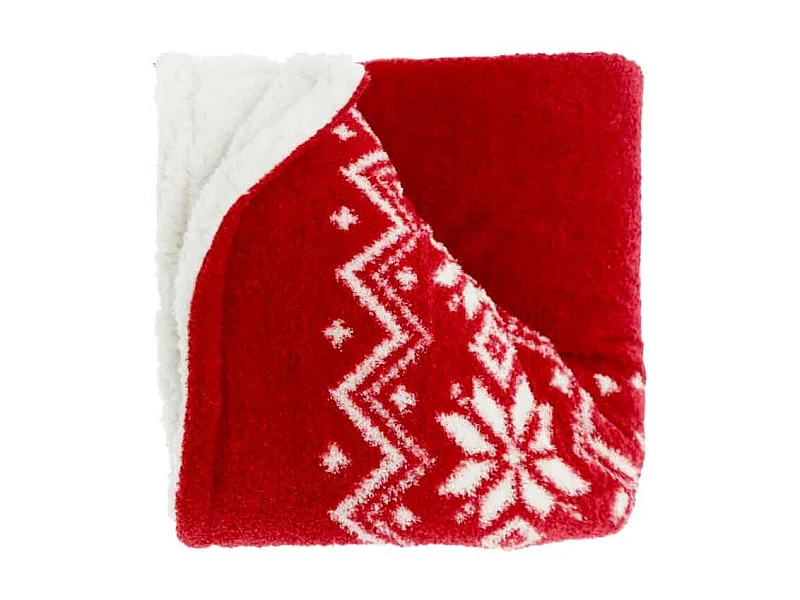 Plaid Kris Rouge - 130x160cm