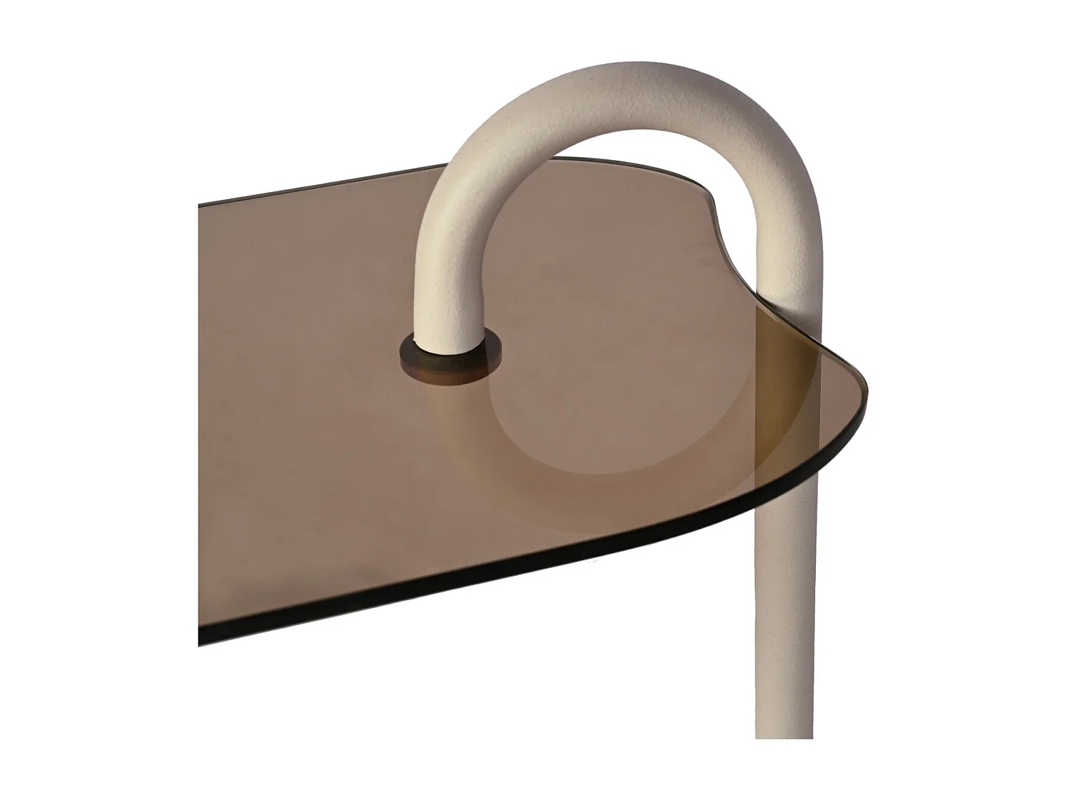 Bijzettafel Amy Beige - 48x30x65cm