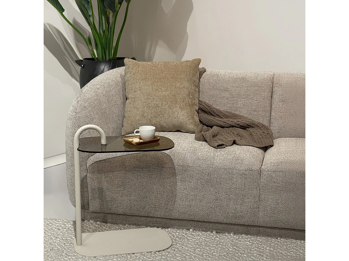 Bijzettafel Amy Beige - 48x30x65cm