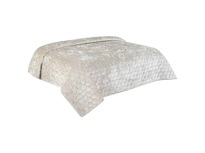 Couvre-lit Peggy Dove Blanc - 240x280cm