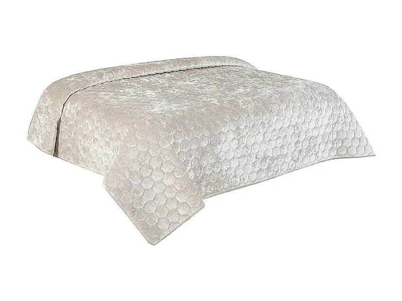 Couvre-lit Peggy Dove Blanc - 240x280cm