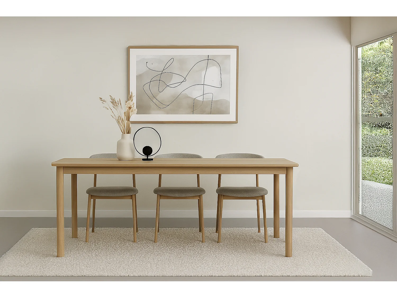 Eetkamertafel Tobago - 90x220x76cm