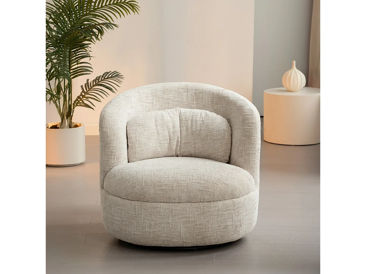 Fauteuil Britt Cream - 85x84x76cm