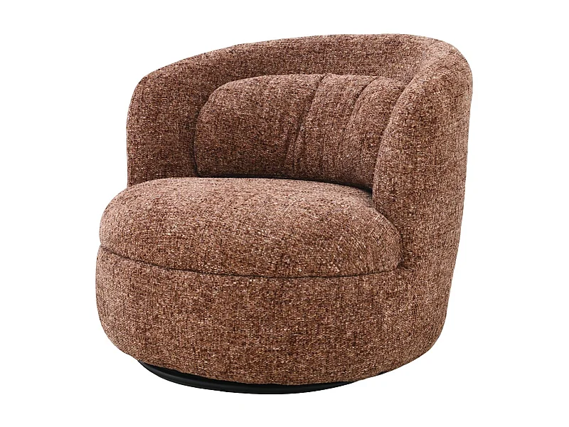 Fauteuil Britt Bordeaux - 85x84x76cm
