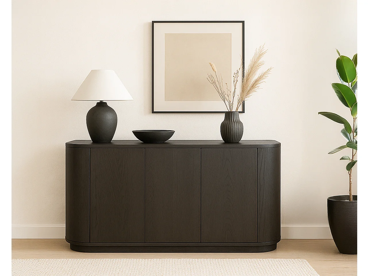 Dressoir Novero Espresso - 45x170x80cm