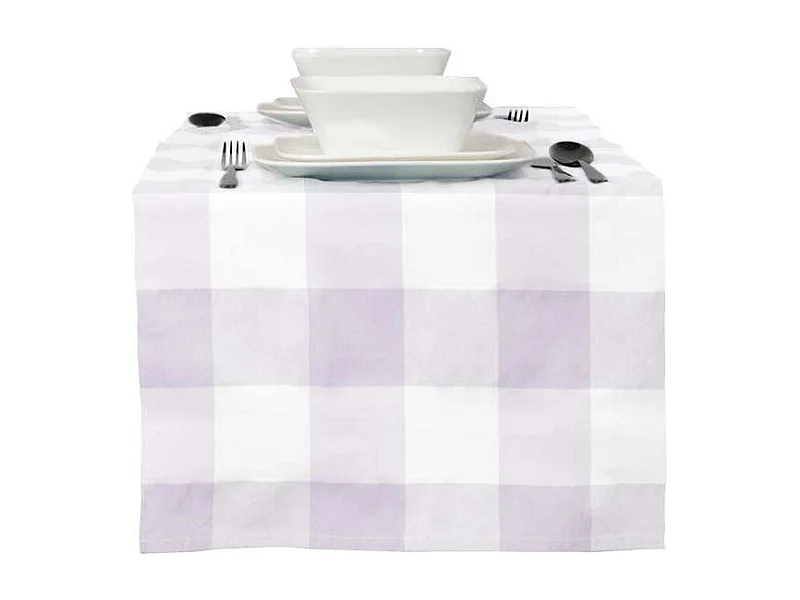 Chemin de table Kristi Lila - 45x150cm