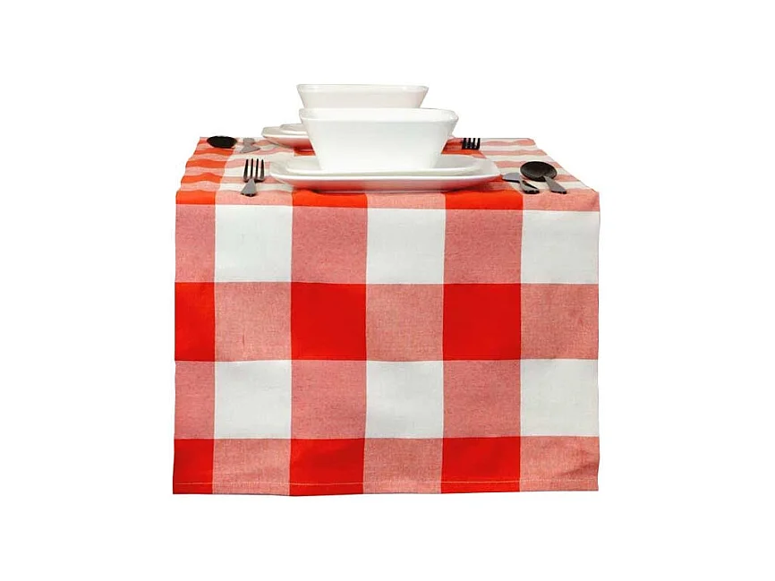 Chemin de table Kristi Rouge - 45x150cm
