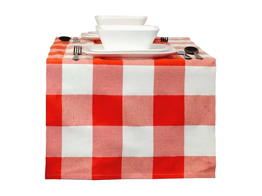 Chemin de table Kristi Rouge - 45x150cm