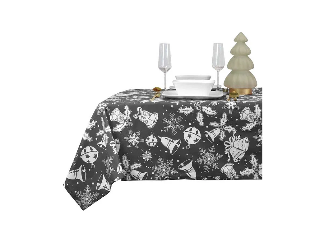 Nappe Hein 170cm Ø Gris foncé
