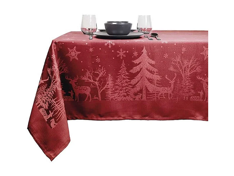 Nappe Rody - 150x300cm - Rouge