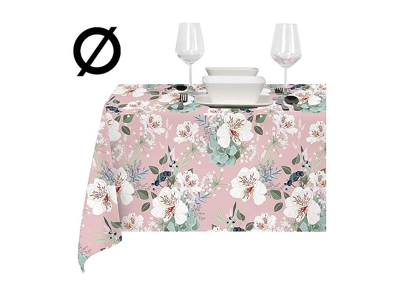 Nappe Roja 170cm Ø Design 5