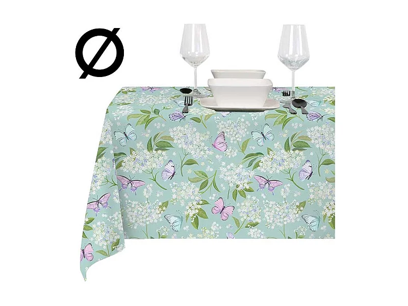 Nappe Roja 170cm Ø Design 4