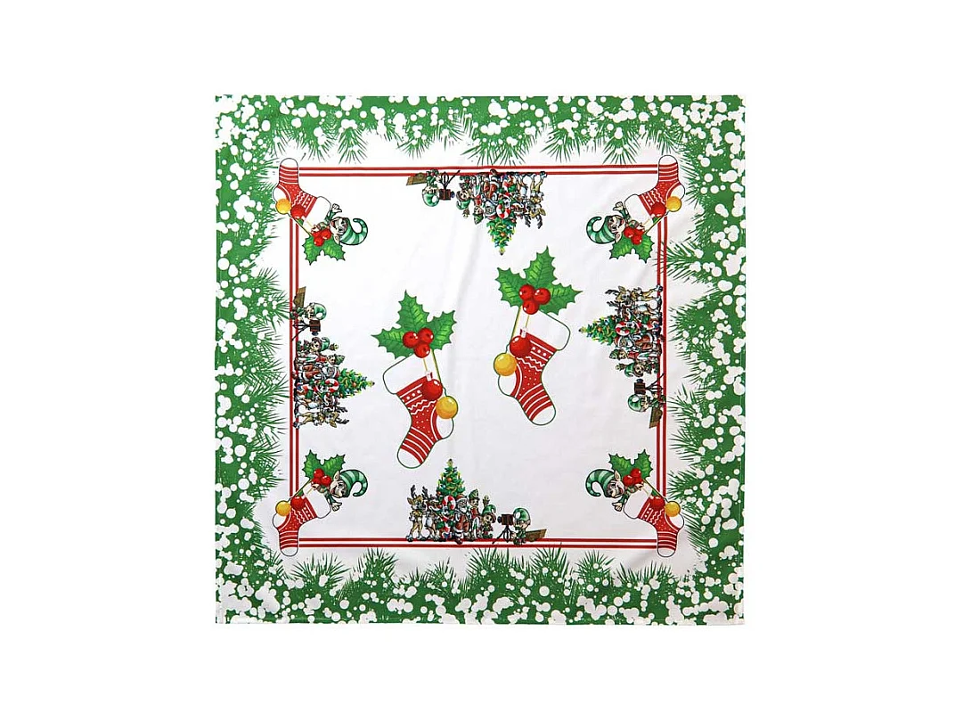 Nappe Noël 85x85cm Motif 1