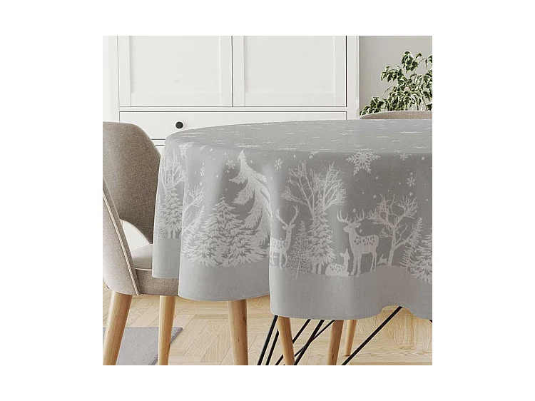 Nappe Rody - 180Øcm - Gris
