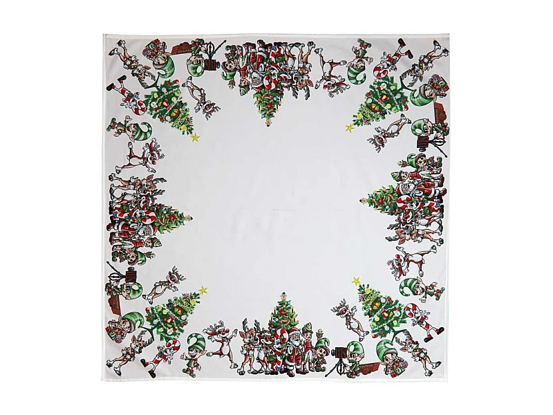 Mantel Natale 85x85cm Diseño 4