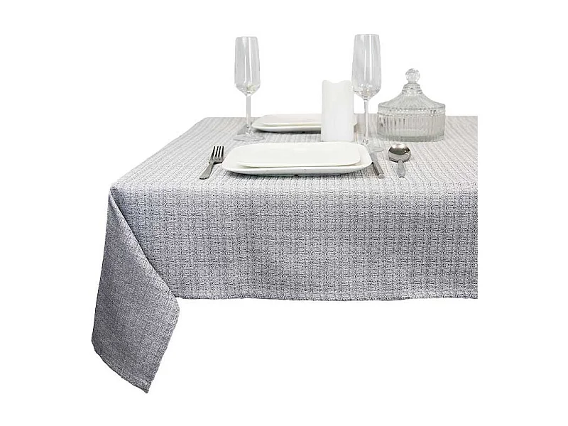 Nappe Xenna Argent - 145x250cm