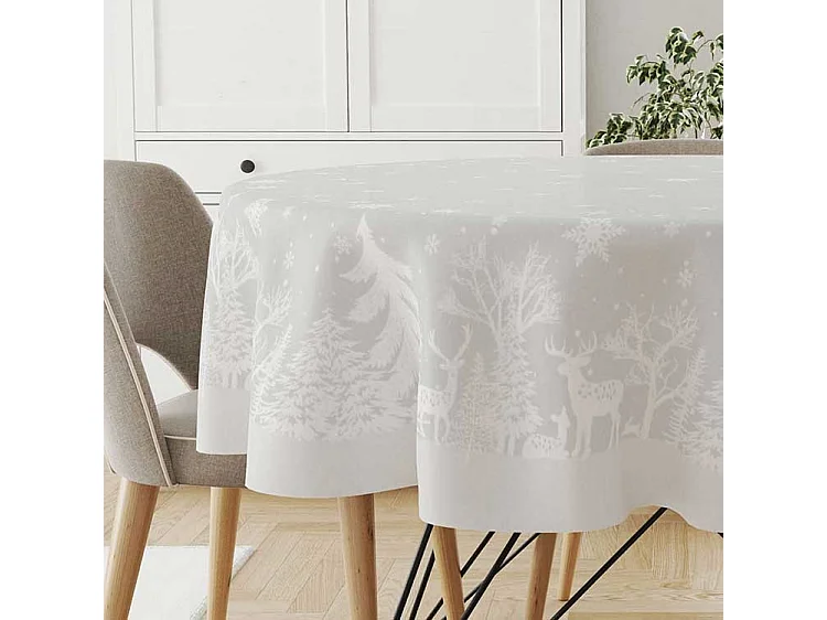 Nappe Rody - 180Øcm - Blanc