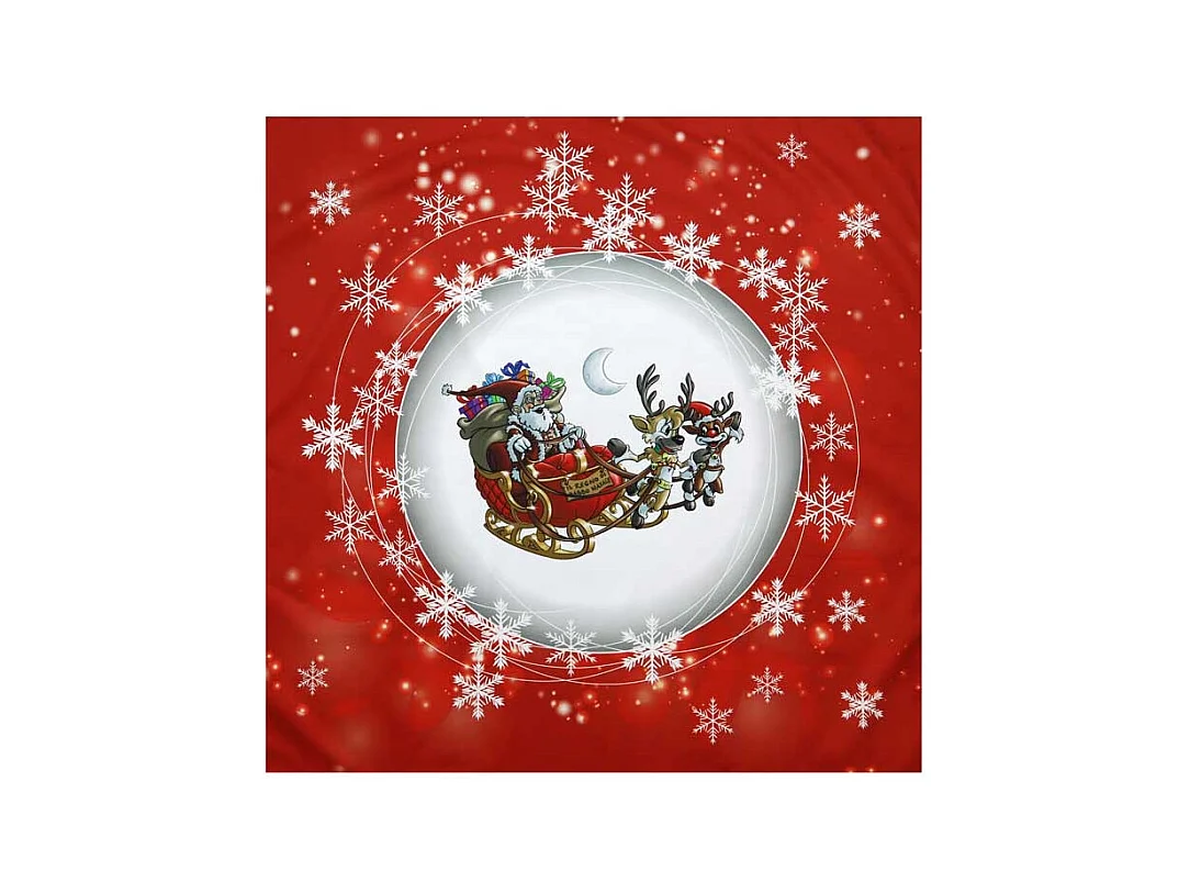 Tafelkleed Natale 85x85cm Dessin 3