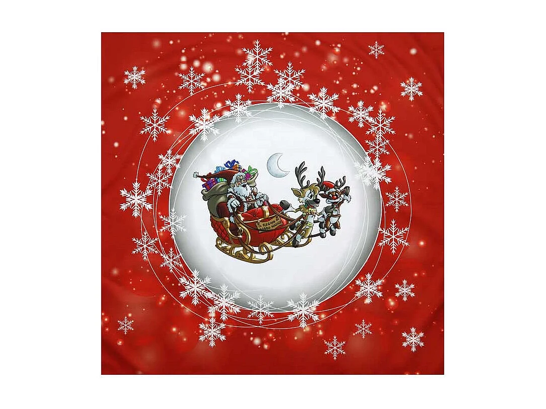 Nappe Noël 85x85cm Motif 3