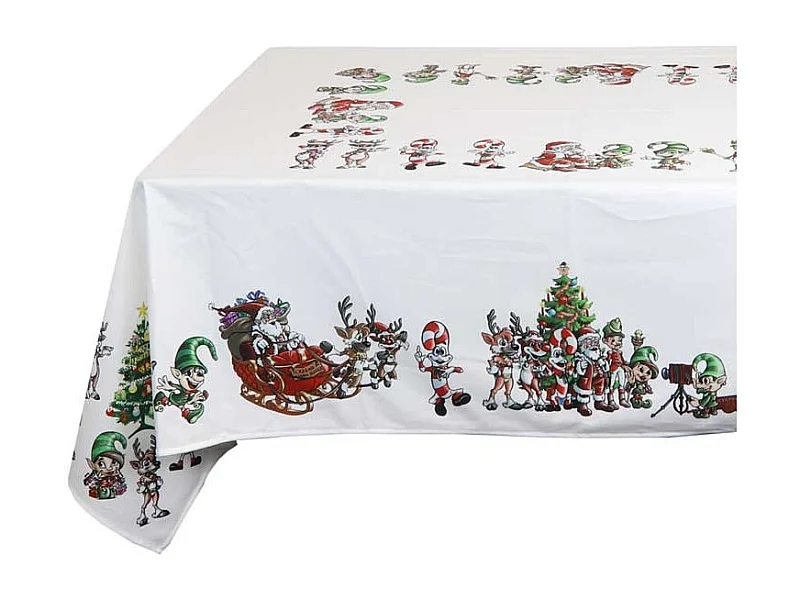 Nappe Noël 140x250cm Motif 3