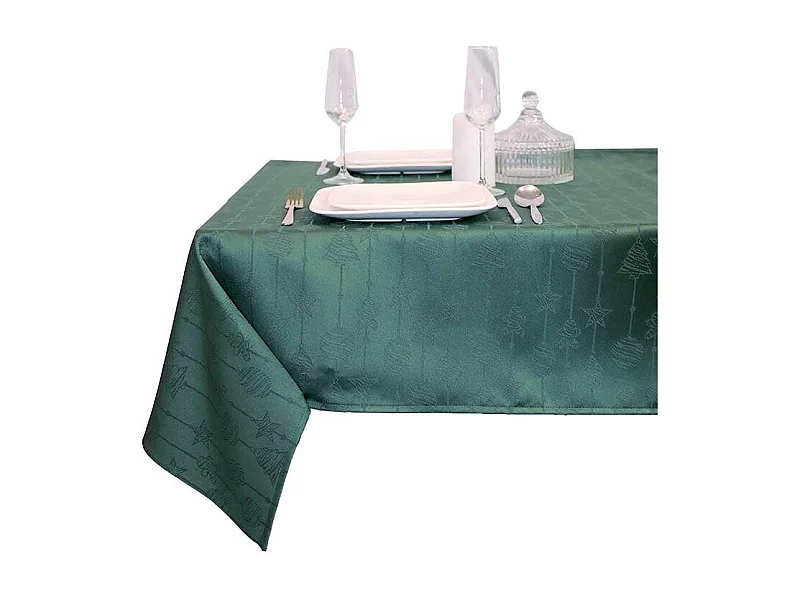 Nappe Raula Vert Foncé - 145x250cm