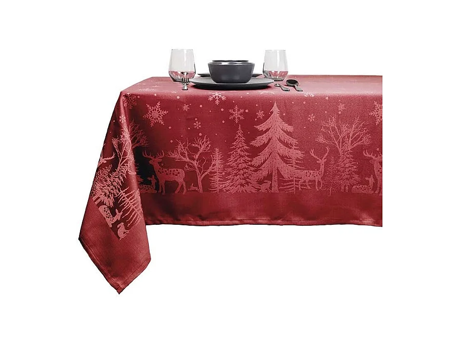 Nappe Rody - 150x250cm - Rouge