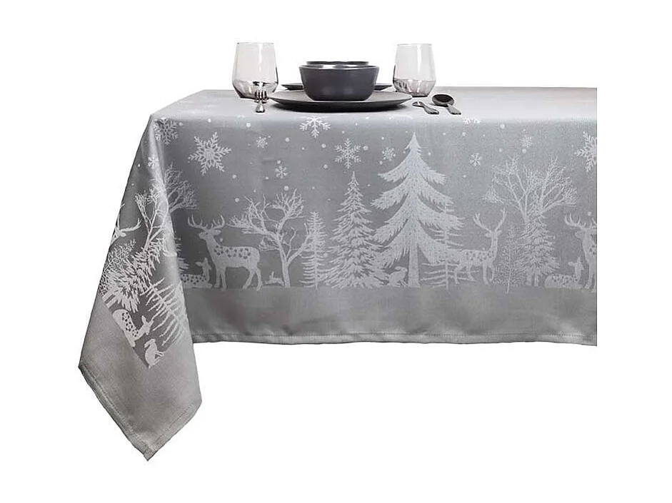 Tafelkleed Rody - 150x250cm - Grey