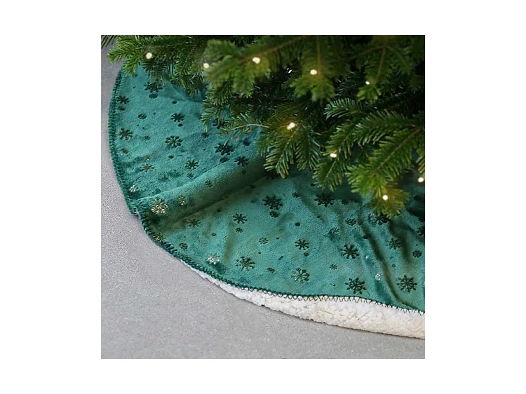 Jupe de sapin de Noël Britt Vert foncé