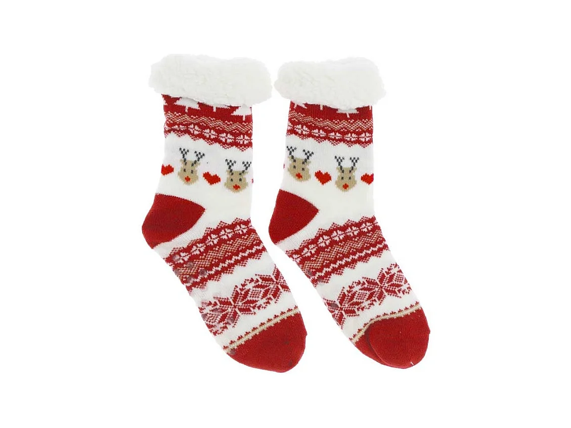 Motif renne pour bas de Noël 2